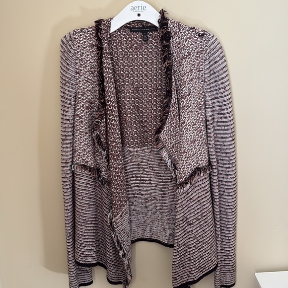 SOLDWhite House Black Market Multi-Color Fringe - Picture 2 of 9